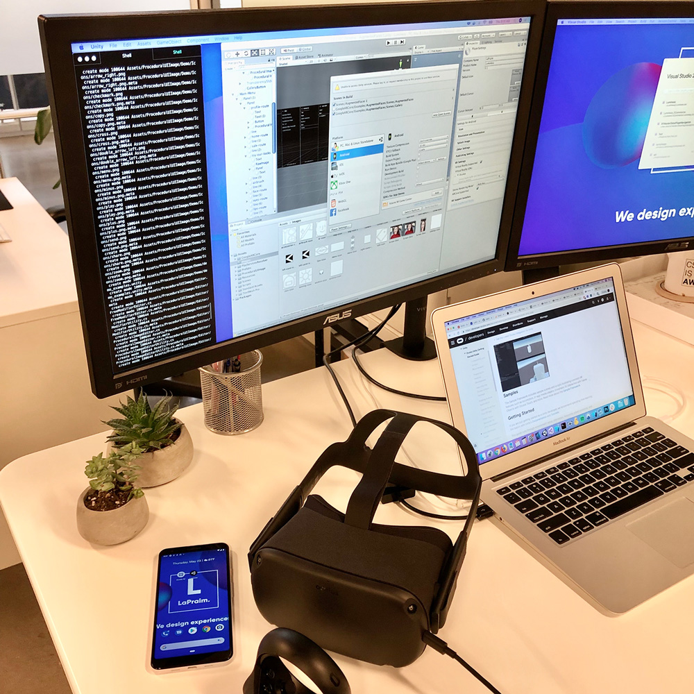 NASA VR development by LaPraim team in Houston for Apollo project