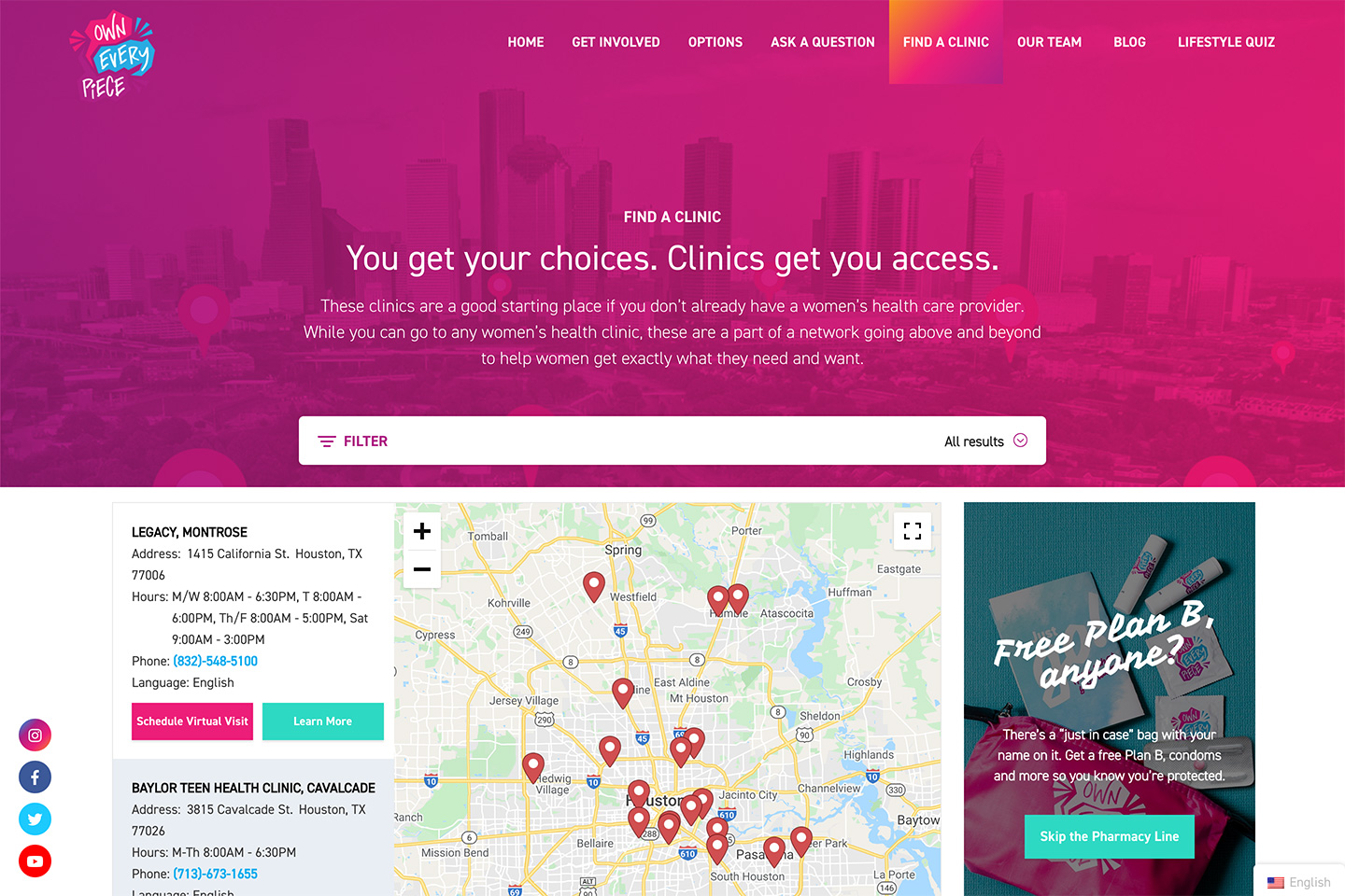 UT Health OEP program website featuring emergency preparedness and training