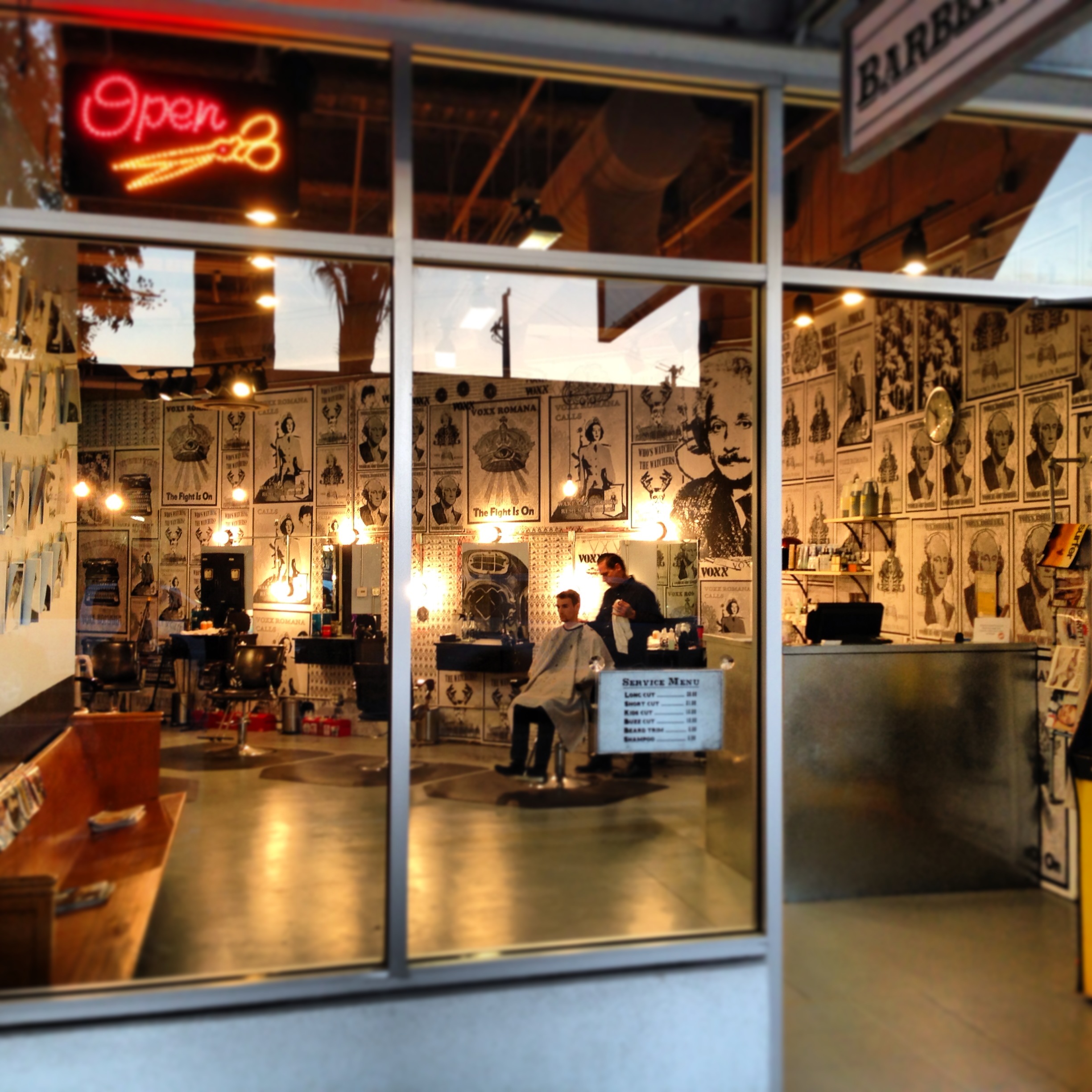 Rick's Barbershop – Santa Cruz Storefront, Est. 2009 Storefront of Rick's Barbershop in Santa Cruz, established by Ricky Lee LaPraim in 2009