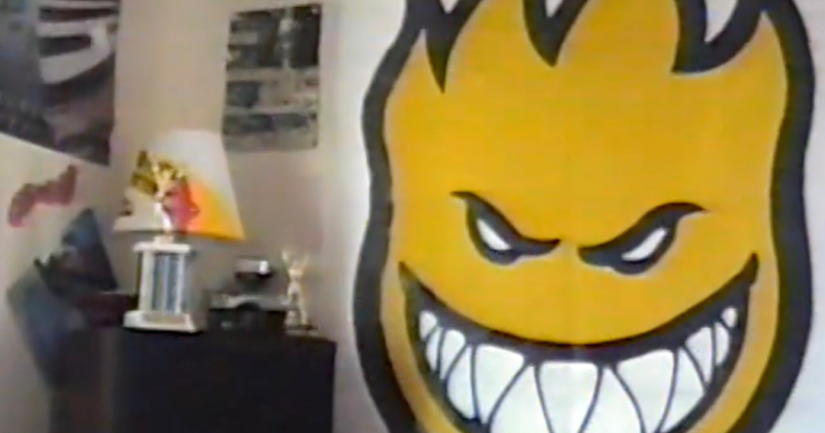 Ricky Lee LaPraim on VHS (1997) Screenshot from a VHS tape of bedroom recorded in 1997